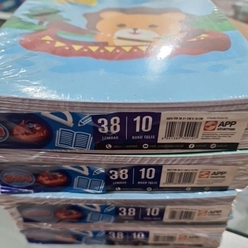 

Buku Tulis Sidu 38 lembar 10 buku tulis