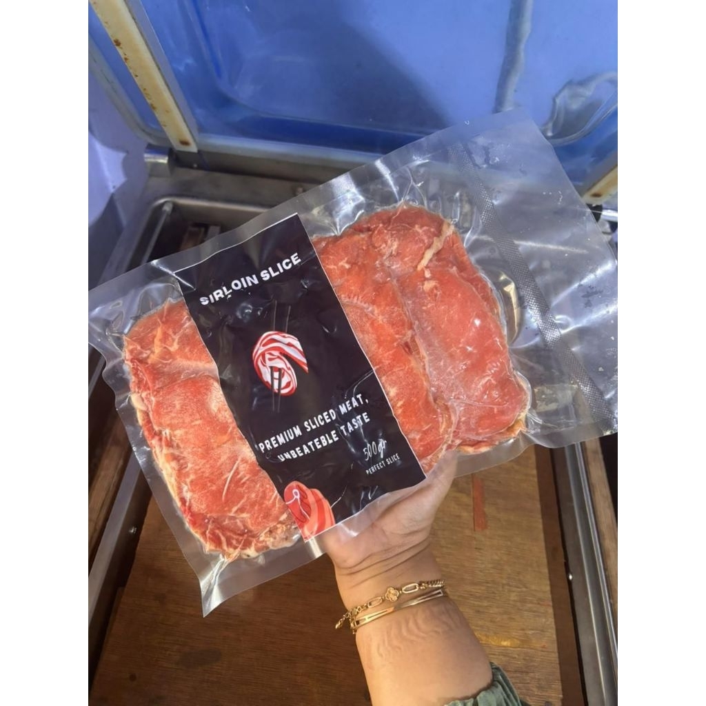 

Daging Sapi Sirloin Slice USA 500g