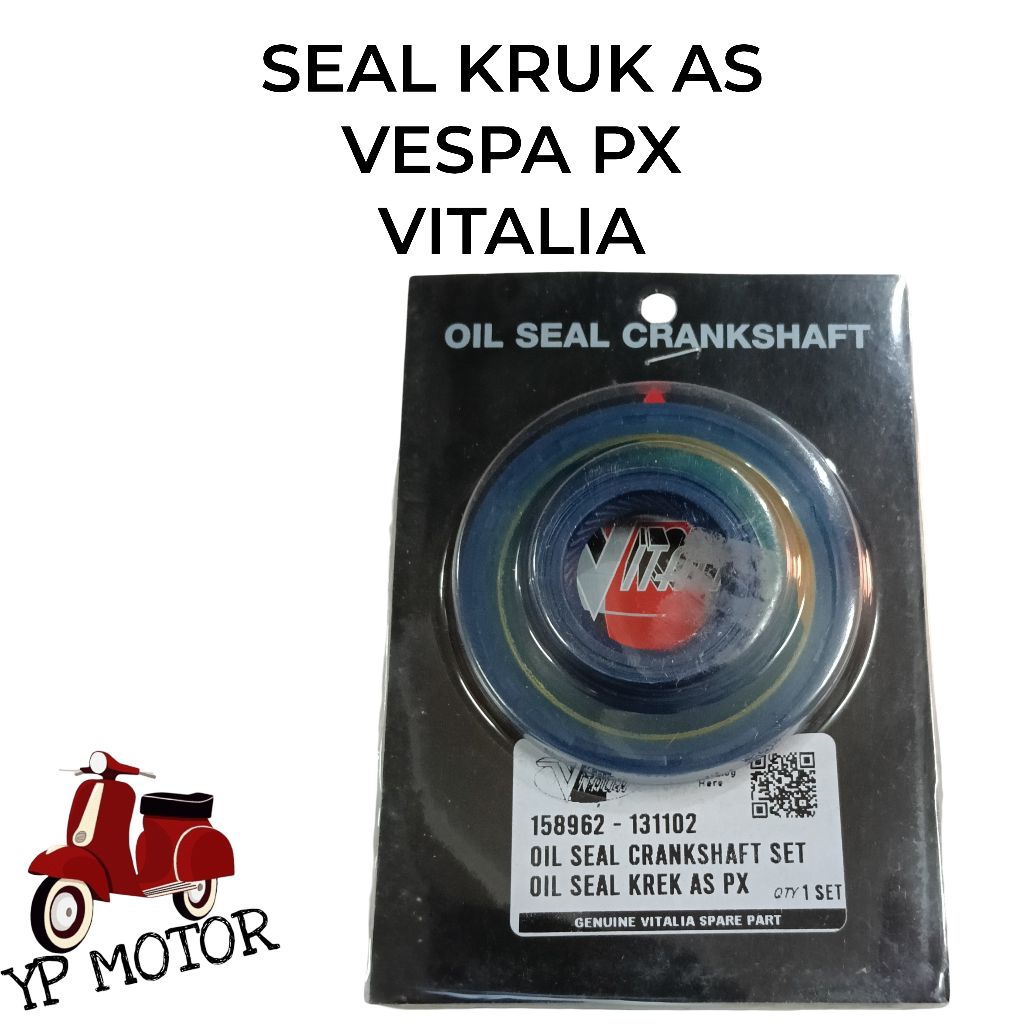 VITALIA Oil Oli Seal Sil Kruk As Vespa PX Sparepart Aksesoris Variasi Onderdil Vespa