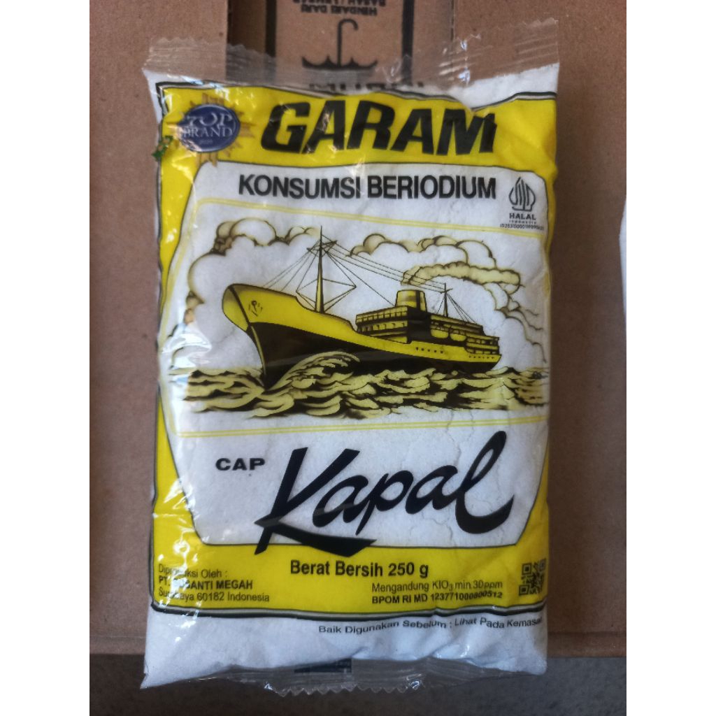 

Garam kapal 250 g asli