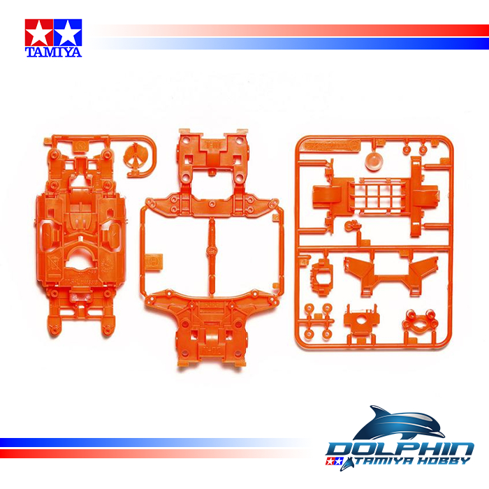MS CHASSIS SET Fluor. Orange Mini 4Wd - 95682