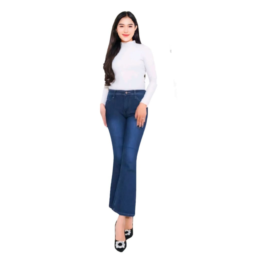 Celana Jeans Wanita Cutbray 7/9 Stretch Premium