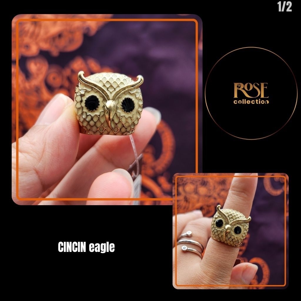cincin owl cincin burung hantu cincin twentyone singapore