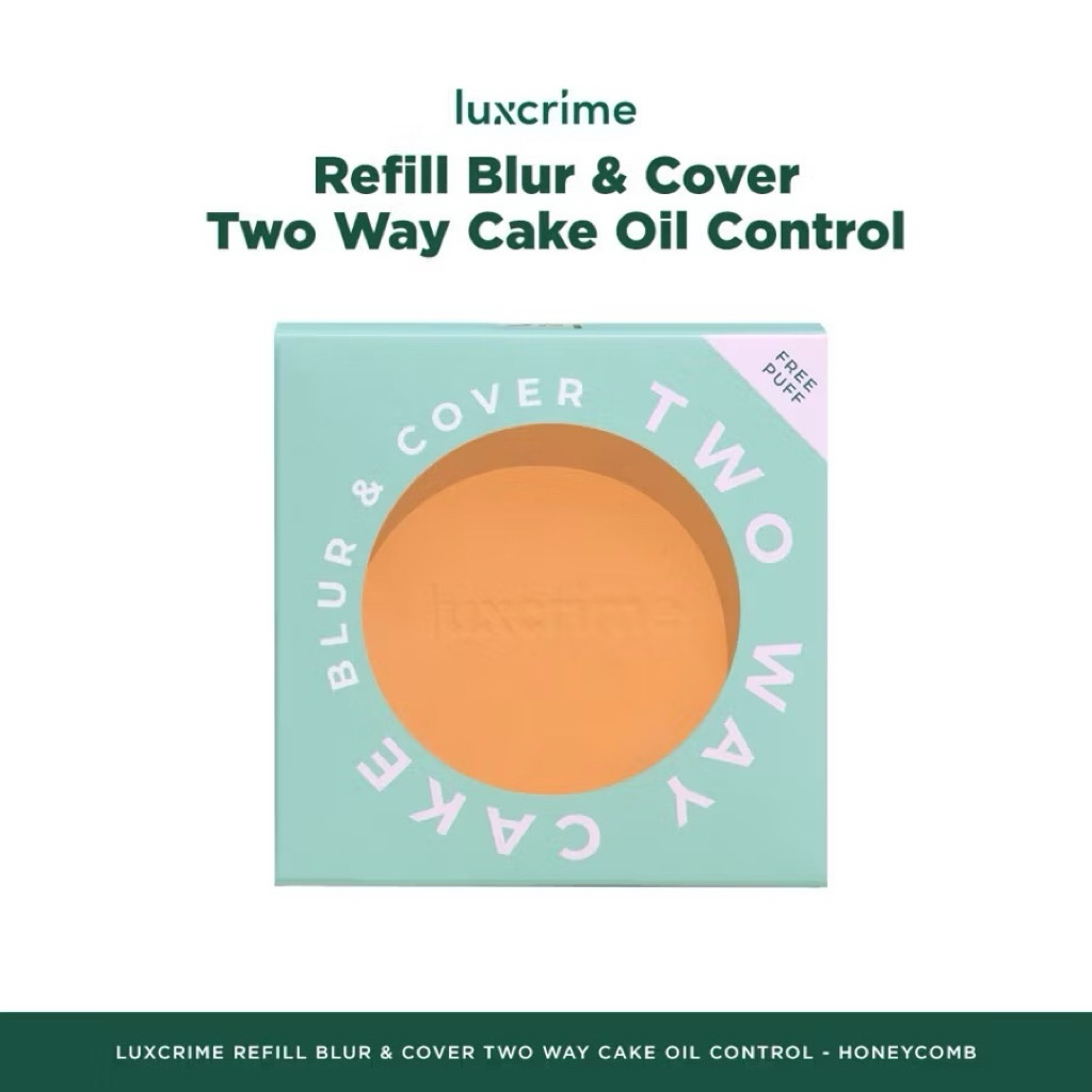 Luxcrime Refill Blur & Cover Two Way Cake Oil Control