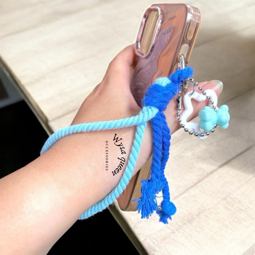 Tali Strap Hp Macrame Gantungan Hp Pendek