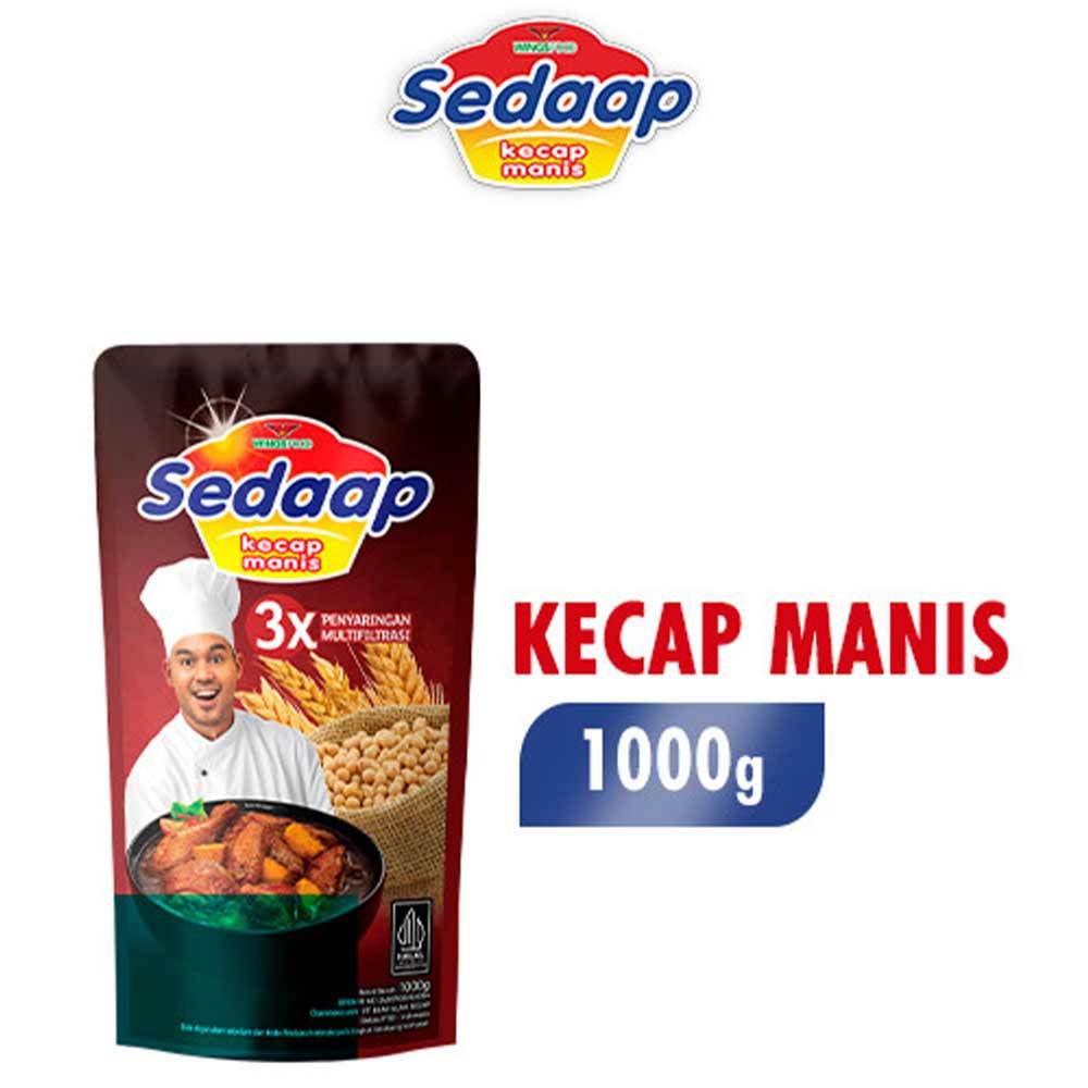 

Sedaap Kecap Manis Pouch 1000 g/720 ml / Kecap Manis