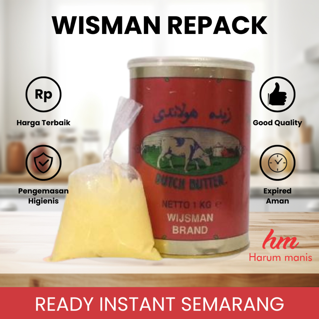 

Wijsman Butter 100gr Repack / Butter Wisman Instant Semarang