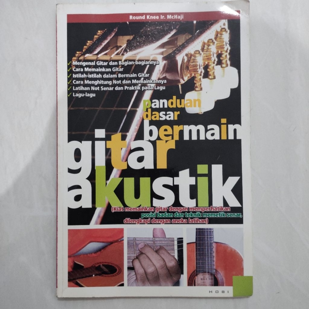 Buku Panduan Dasar Bermain Gitar Akustik bekas