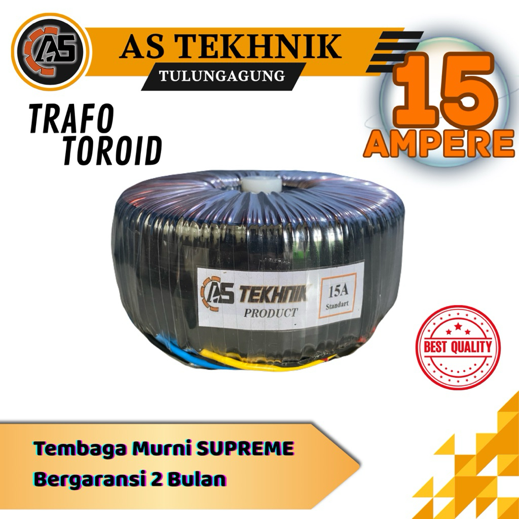 TRAFO TEROID DONAT 15A CT 75V-65V