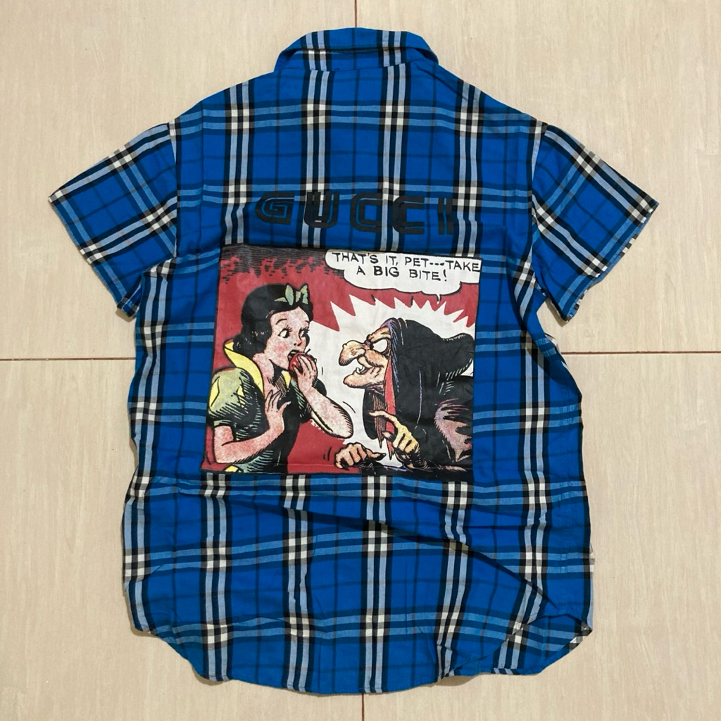 KEMEJA GUCCI x DISNEY FOR WOMEN || SHIRT GUCCI x DISNEY BIGLOGO