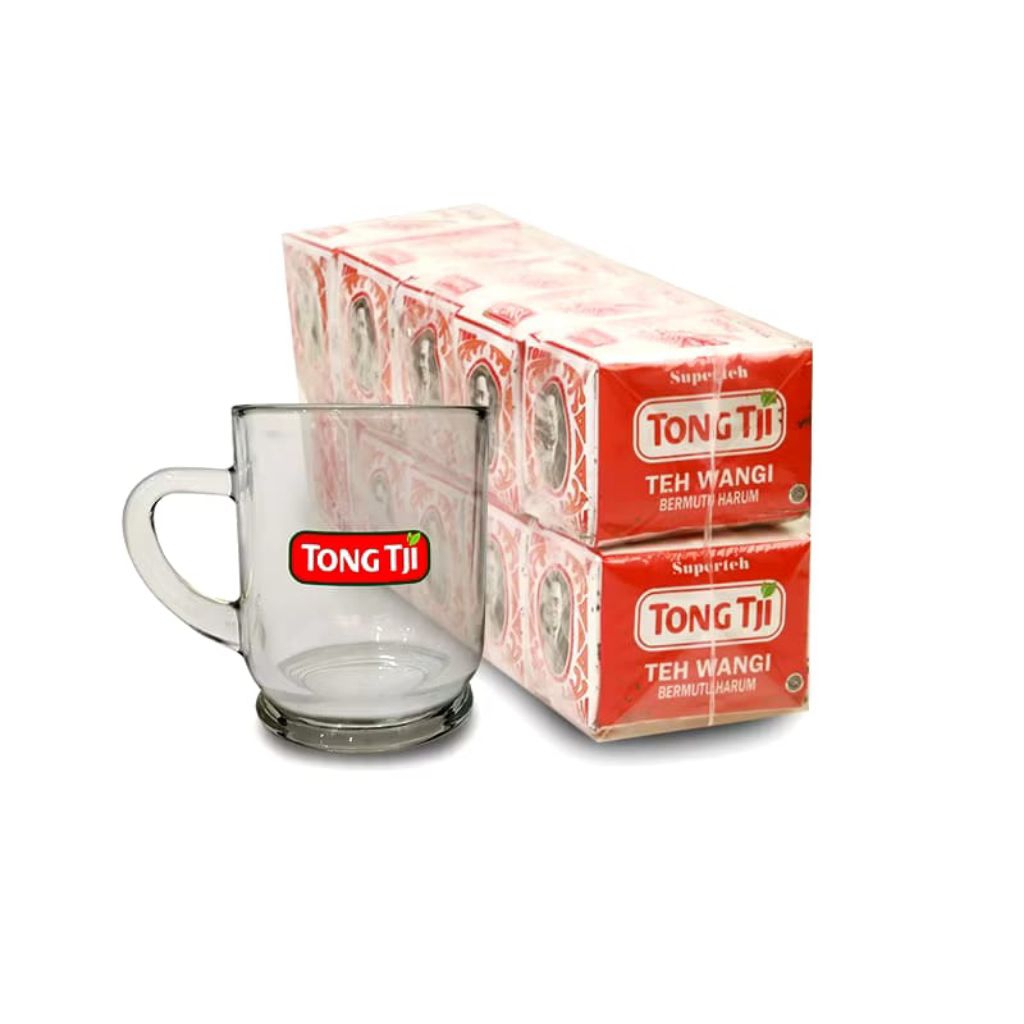 

TONG TJI SUPER JASMINE TEA 80 GRAM PER SLOP ISI 5 GRATIS GELAS*