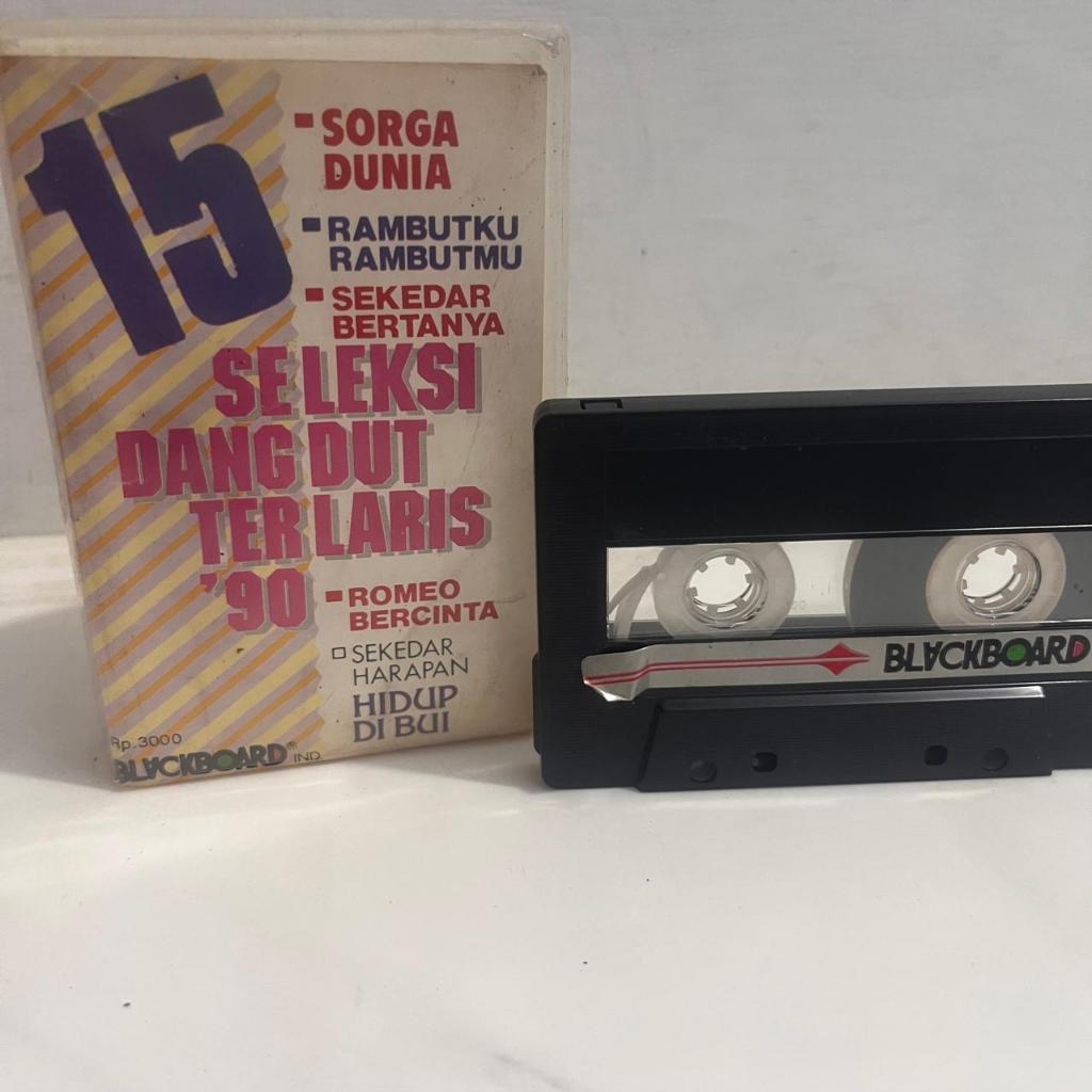 Kaset Pita 15 Seleksi Dangdut Terlaris 90 | Jual Kaset Pita