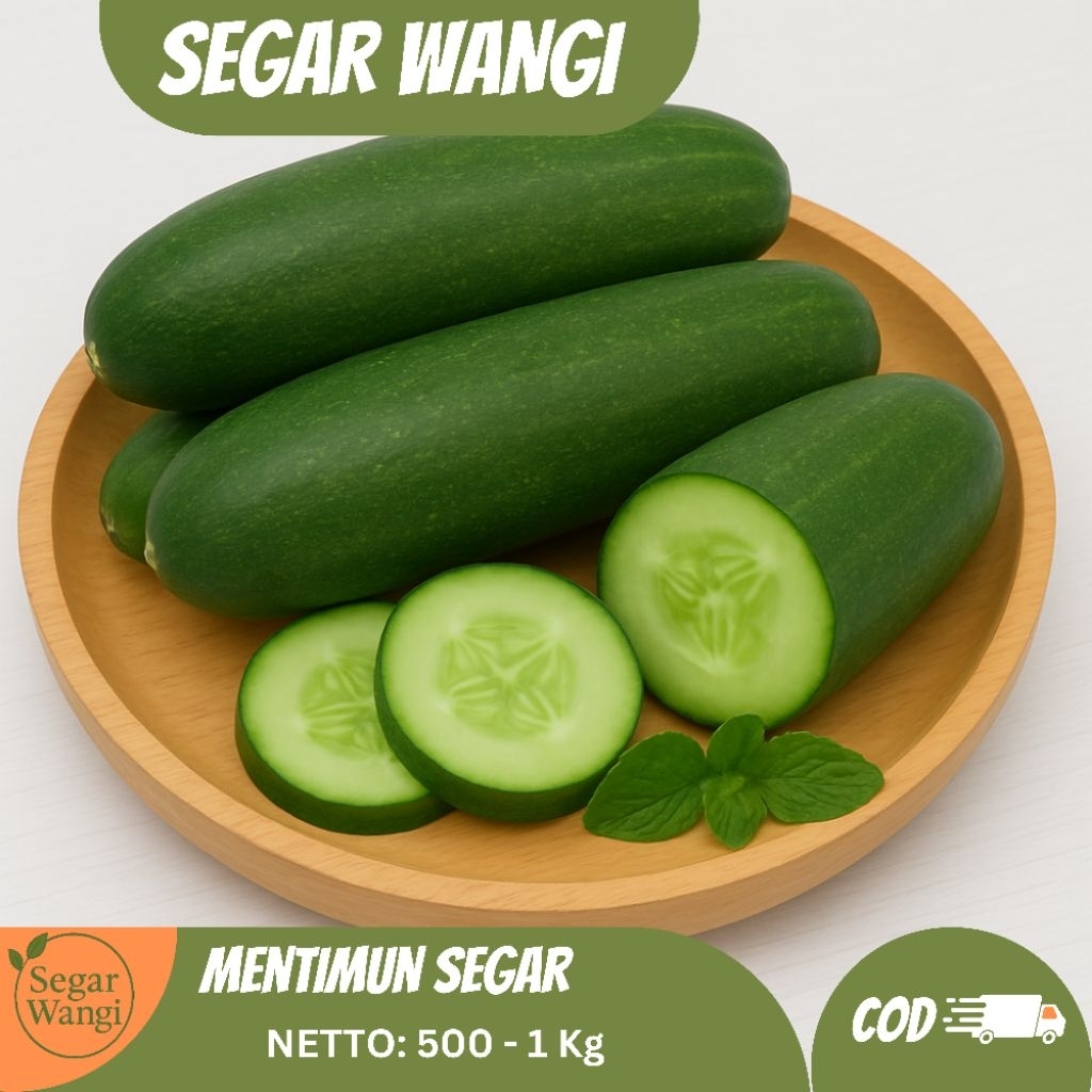 

Mentimun Lokal Segar – Renyah & Menyegarkan | 500g / 1kg - Mentimun Renyah