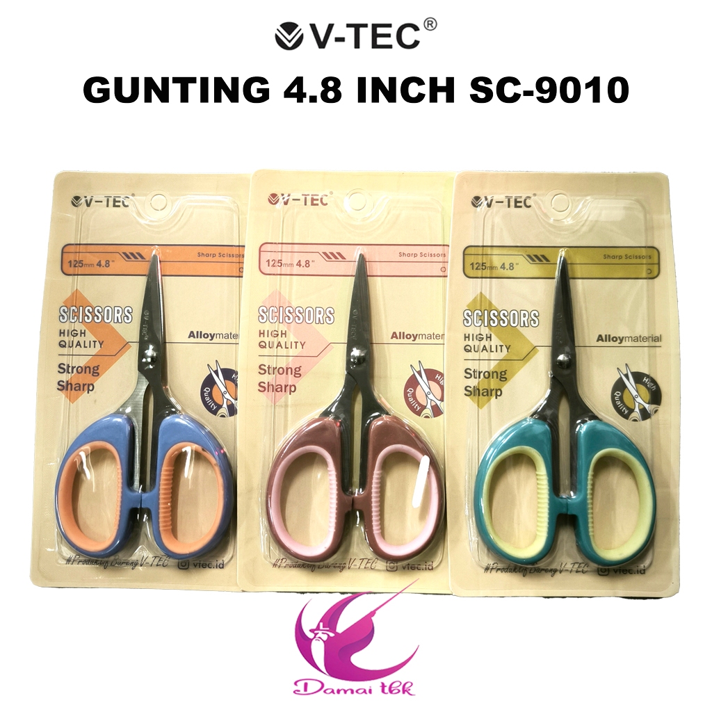 

Gunting Soft Grip Pastel Colour V-tec SC-9011 4.8 Inch