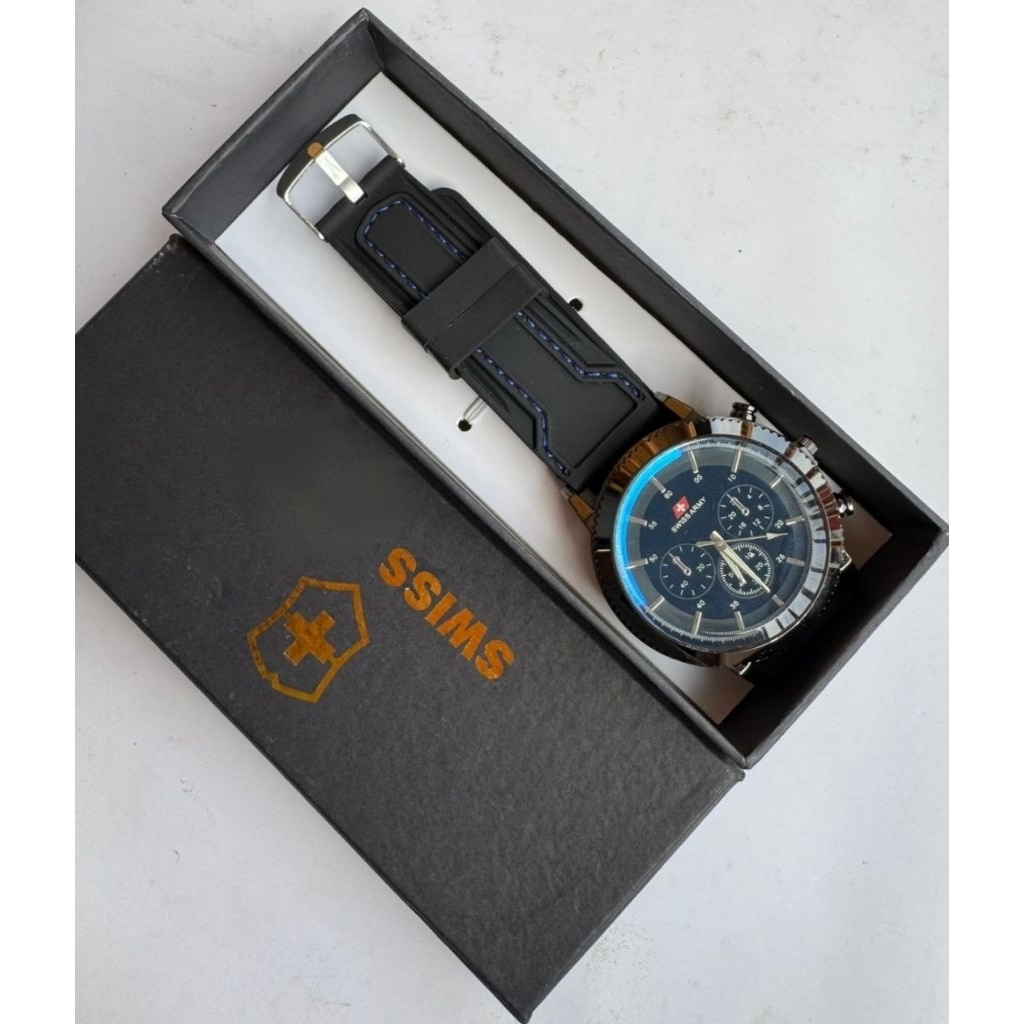 Jam Tangan Pria Sporty Free Box Ekslusif Keren dan Elegan