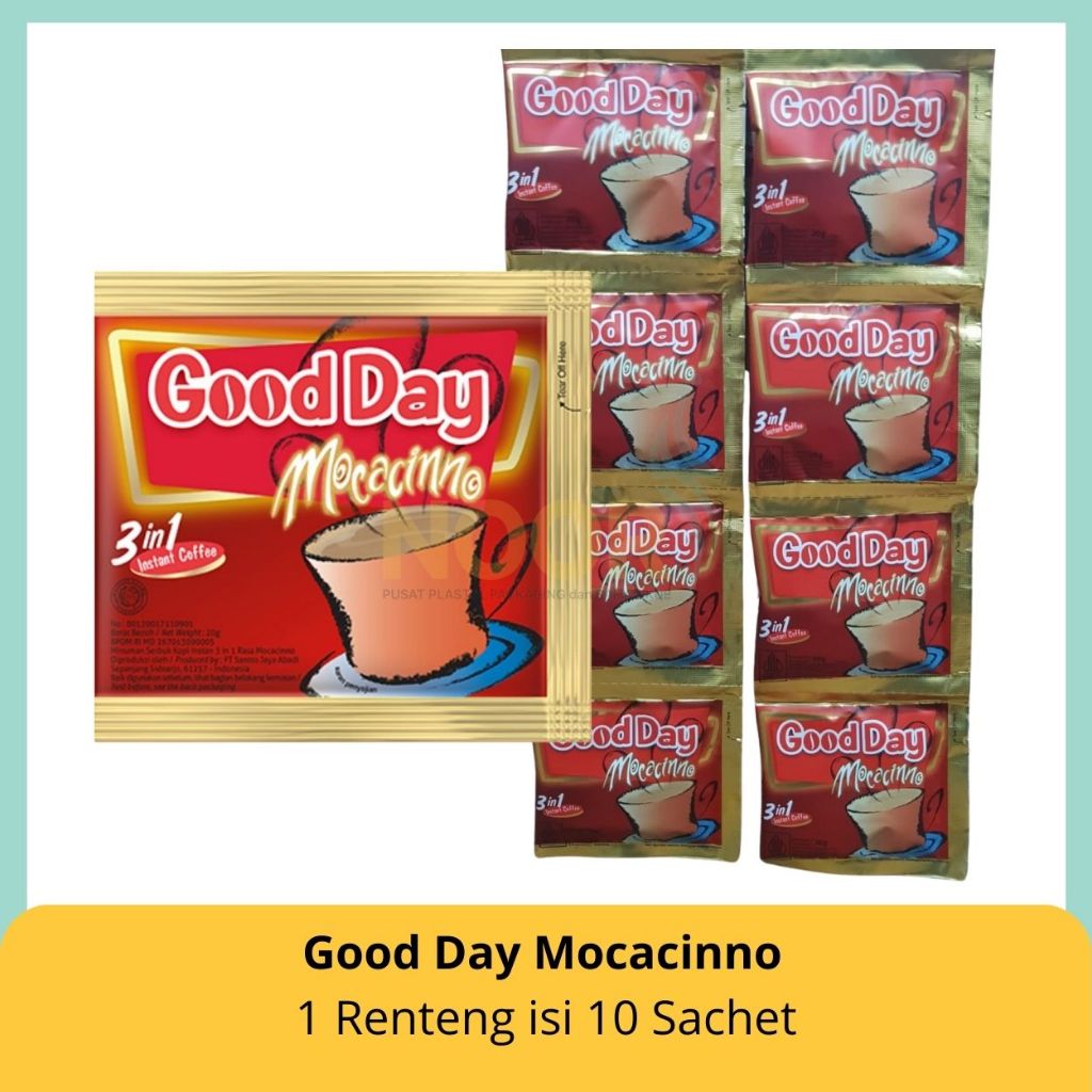 

Good Day Merah Moccacino 10x20gr Renceng 10 pcs