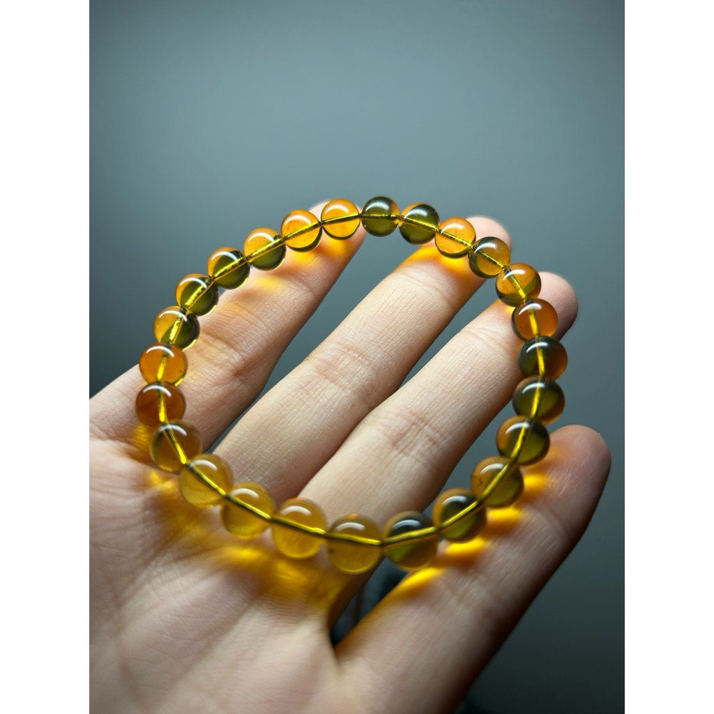 Gelang Natural Amber , Blue Amber , Blood Amber , Irregular cube amber