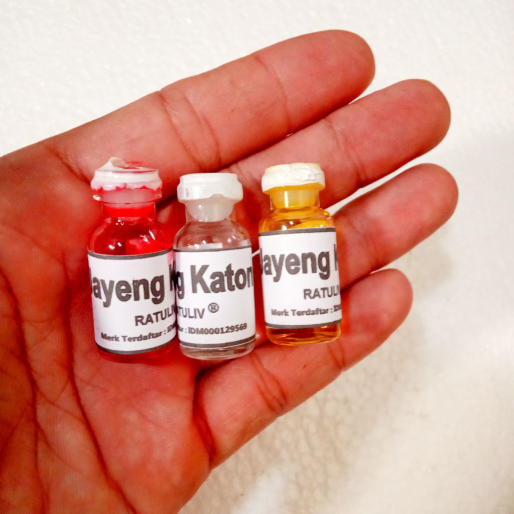 Minyak jayeng katon merah kuning putih sepaket