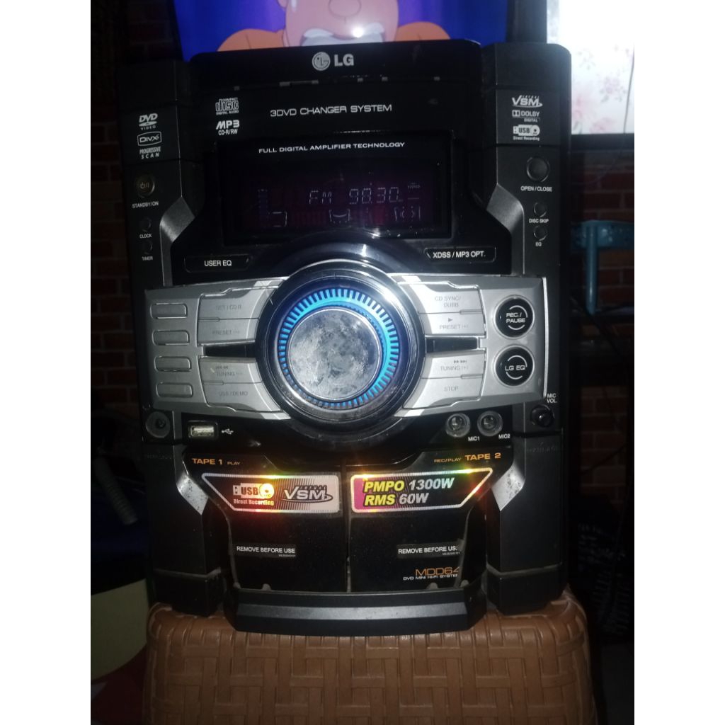 MINI COMPO LG MDD64. HEAD SAJA, TIDAK ADA SPEAKER