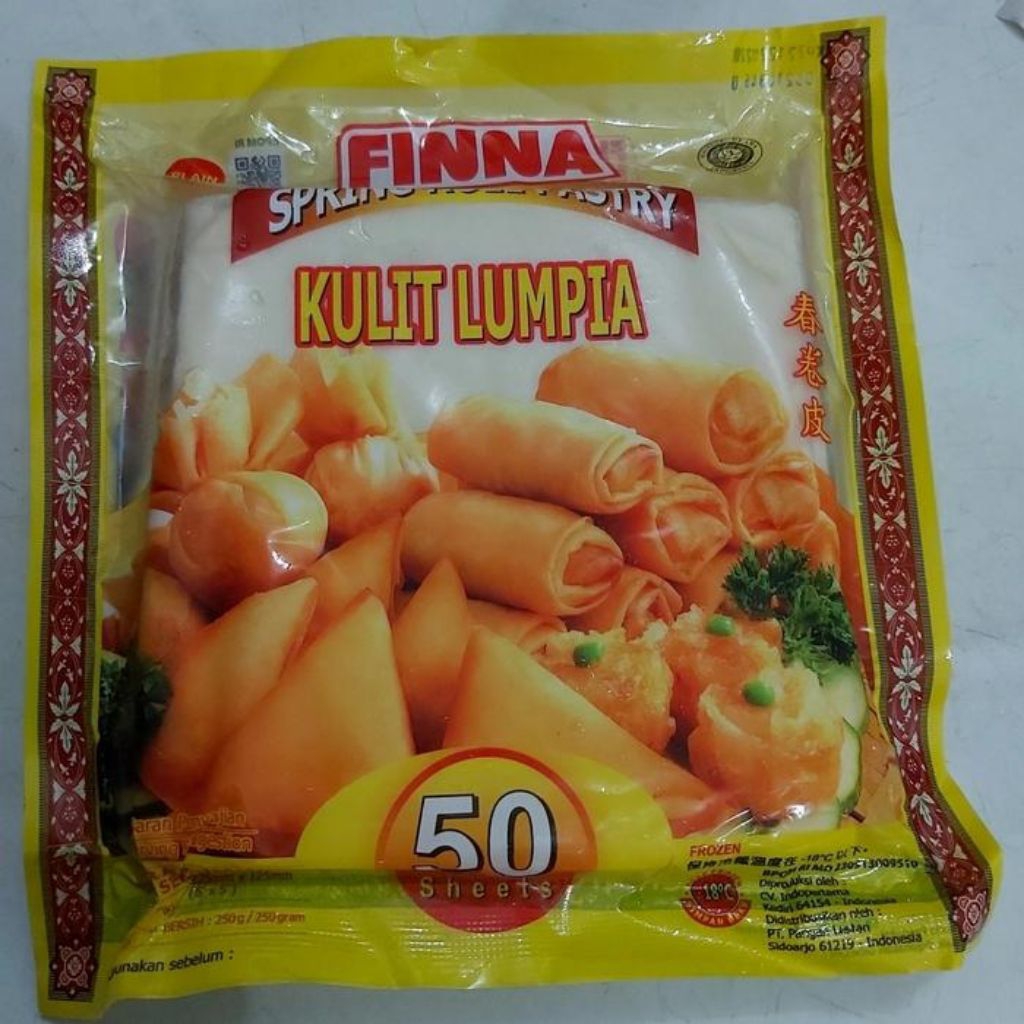 

finna spring roll kulit lumpia 50 lembar