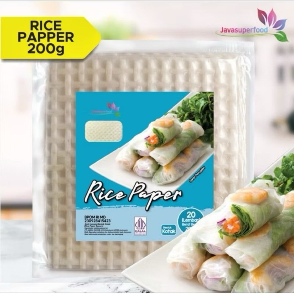 

Rice Paper / Kulit Lumpia Vietnam 200g /Spring Roll BANH TRANG KOTAK