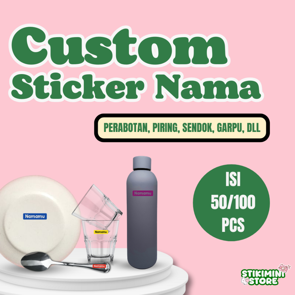 

Custom Stiker Nama Custom Sticker Perabotan Timbul UV DTF – 50/100 Pcs | Premium & Tidak Mudah Lepas