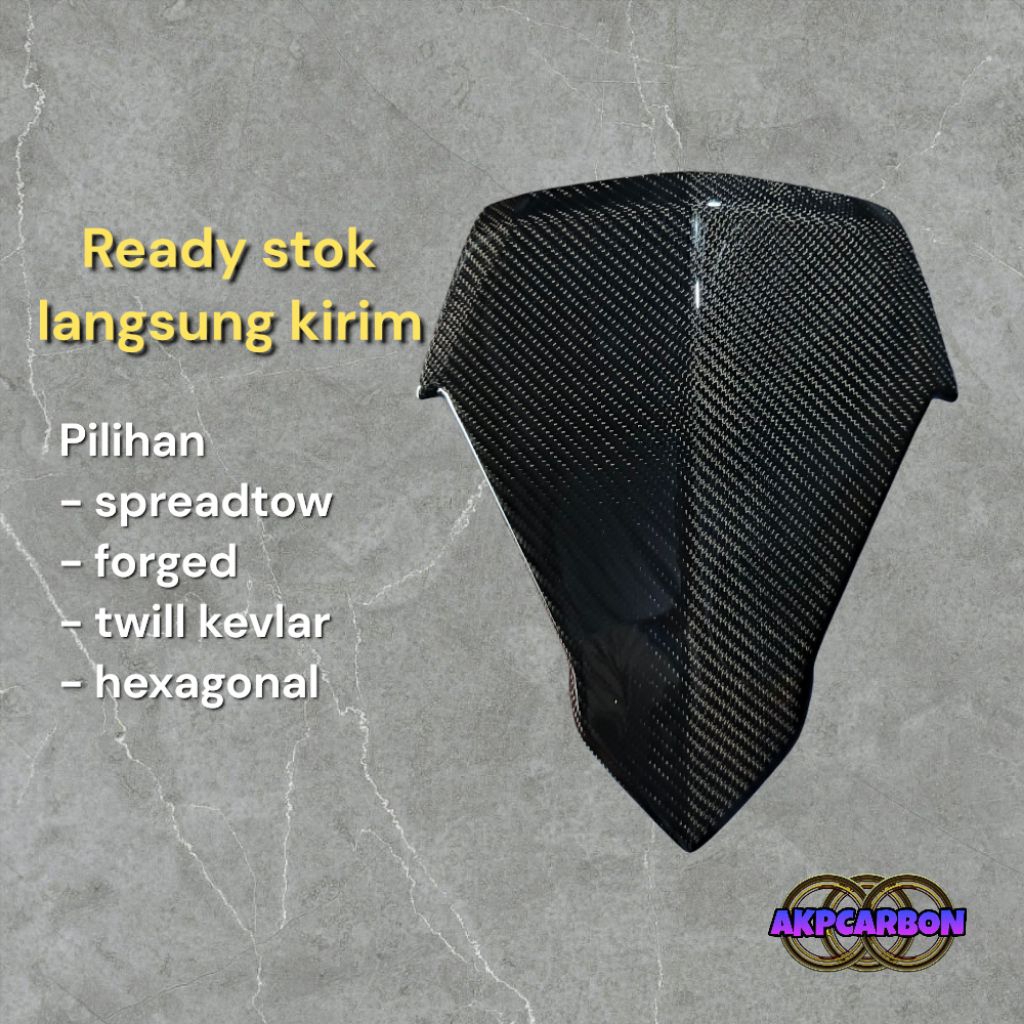 Dasi Tameng Vario LED Old 125 150 Carbon Original