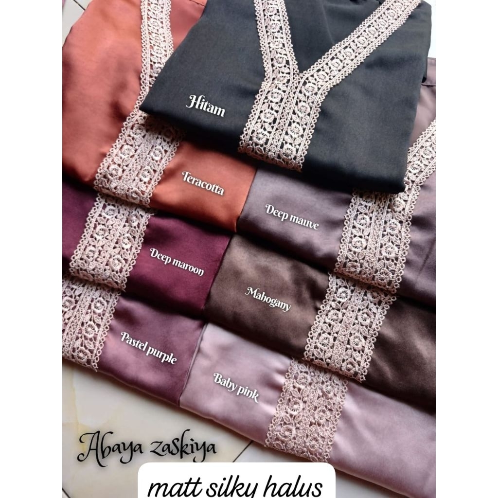 (JM) COD abaya sholat jokam 354 zaskya matt silky halus