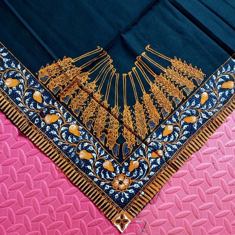 KODE X63Q Udeng Batik Cap Iket Jawa Segi Empat 1 Motif