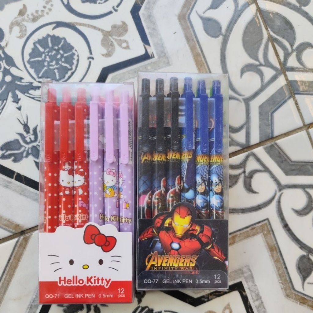 

Bulpen Gel Pen Lucu Fancy 1pak isi 12
