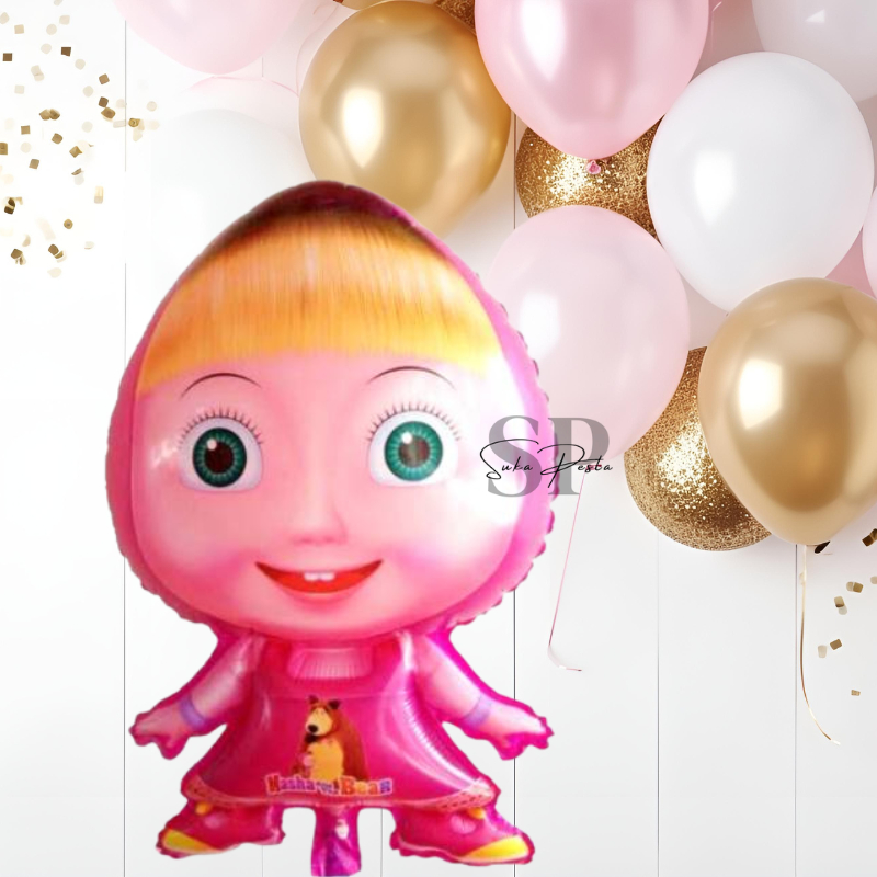 SUKAPESTA -Balon Gas Masha / Karakter Foil Masha