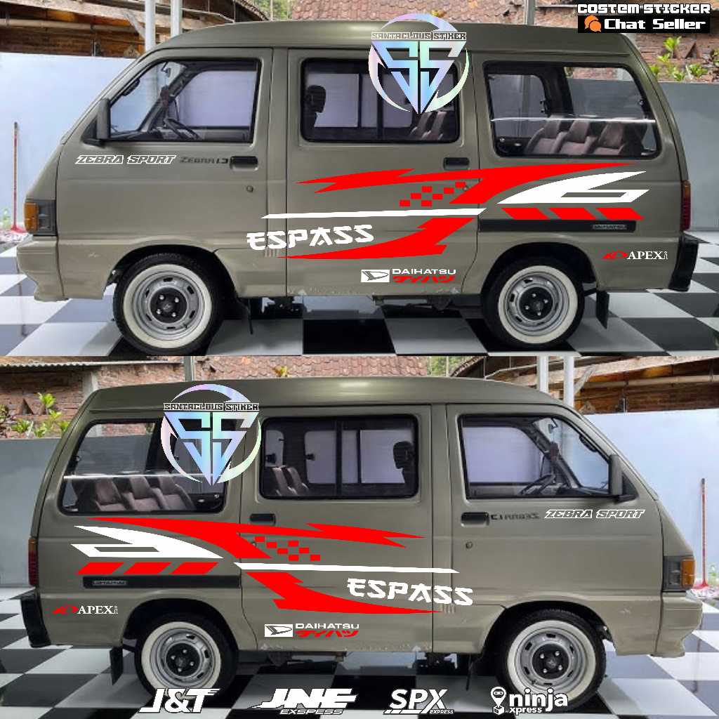 Sticker daihatsu espass Aksesoris  Sticker Variasi espas
