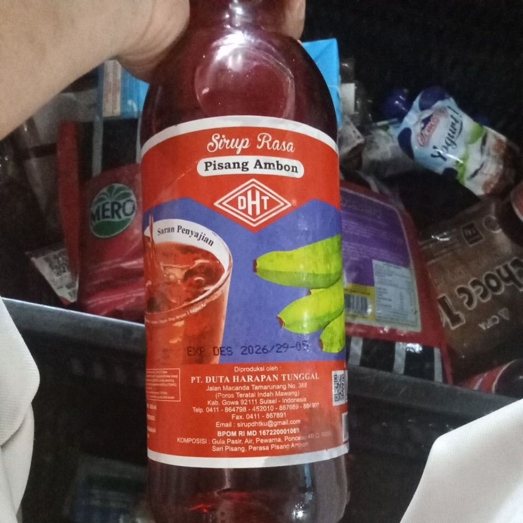 

DHT Sirup pisang Ambon - 620ml