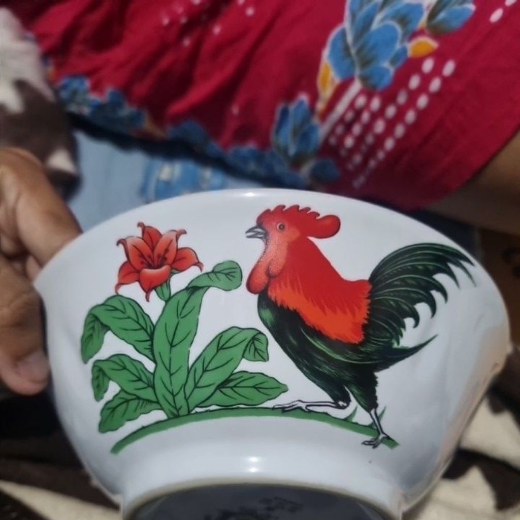 Mangkok Ayam Keramik 1Lusin