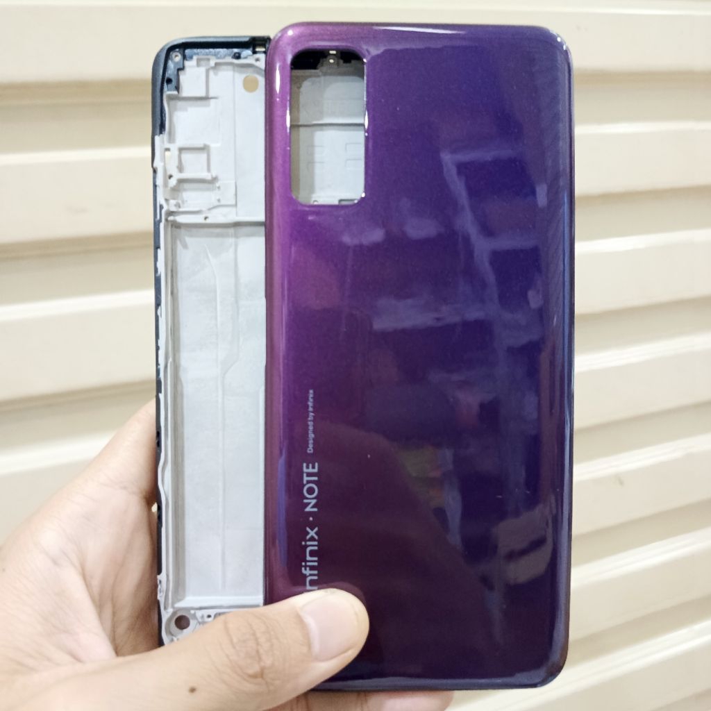 Kesing housing casing Fullset infinix note 7 lite frame + backdoor