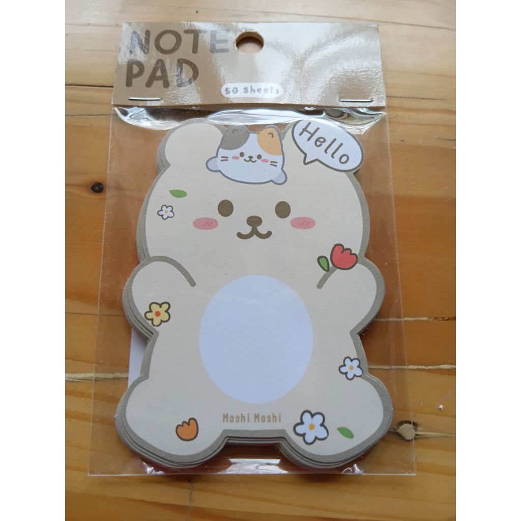 

Note Pad Bentuk Beruang