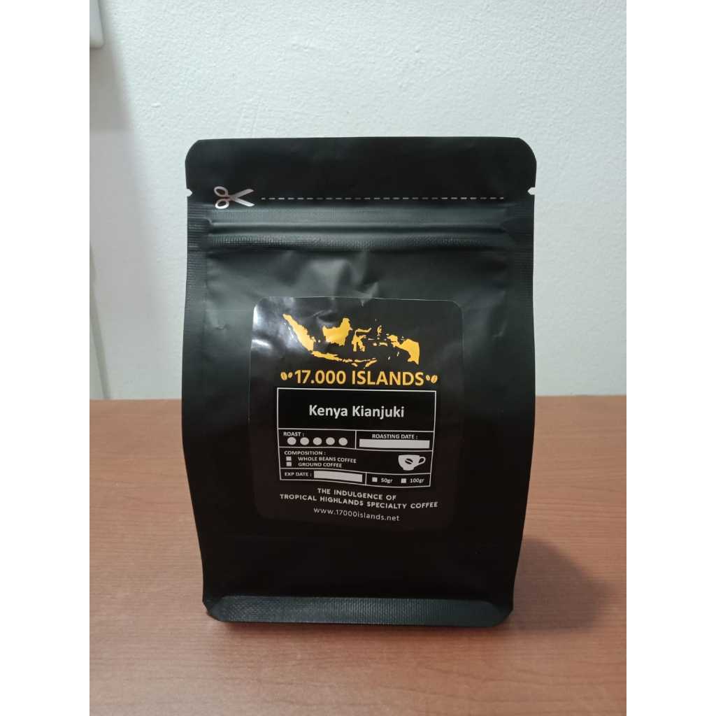 

17.000 Islands Roasted Coffee Bean Biji Kopi Roasted - Kenya Kianjuki 100 gram