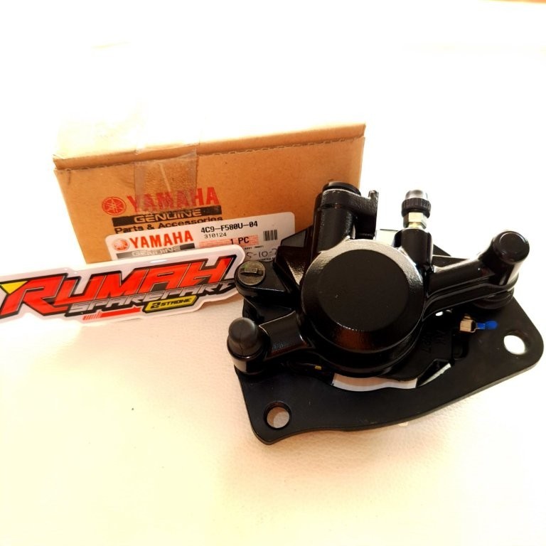 KALIPER MIO SMILE SOUL 1 PISTON HITAM ORIGINAL YAMAHA 4C9 F580U 04