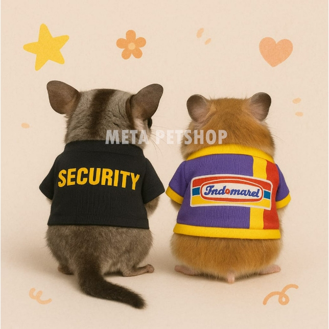 Baju Sugar Glider Baju Hamster Baju Sugar Glider Motif Gojek Security dll