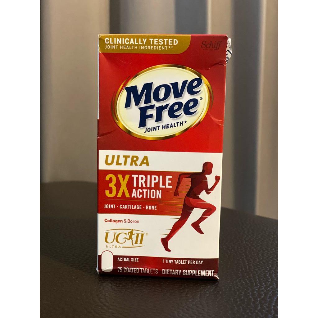 Move Free Type II Collagen. Joint Health. Boron & HA Ultra Triple Action, 75 tablets