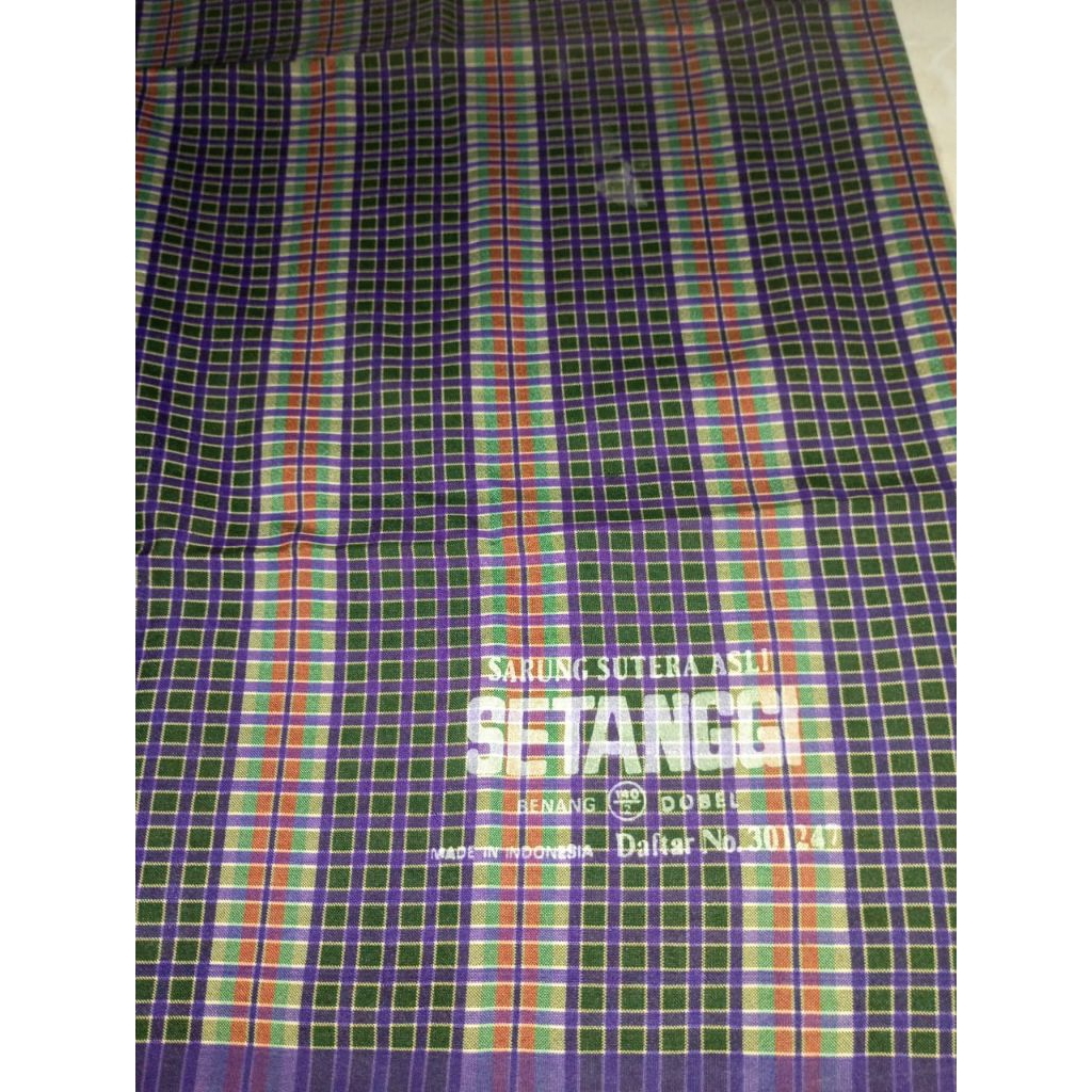 sarung bhs setanggi KKP full sutra spunslik bekas minus