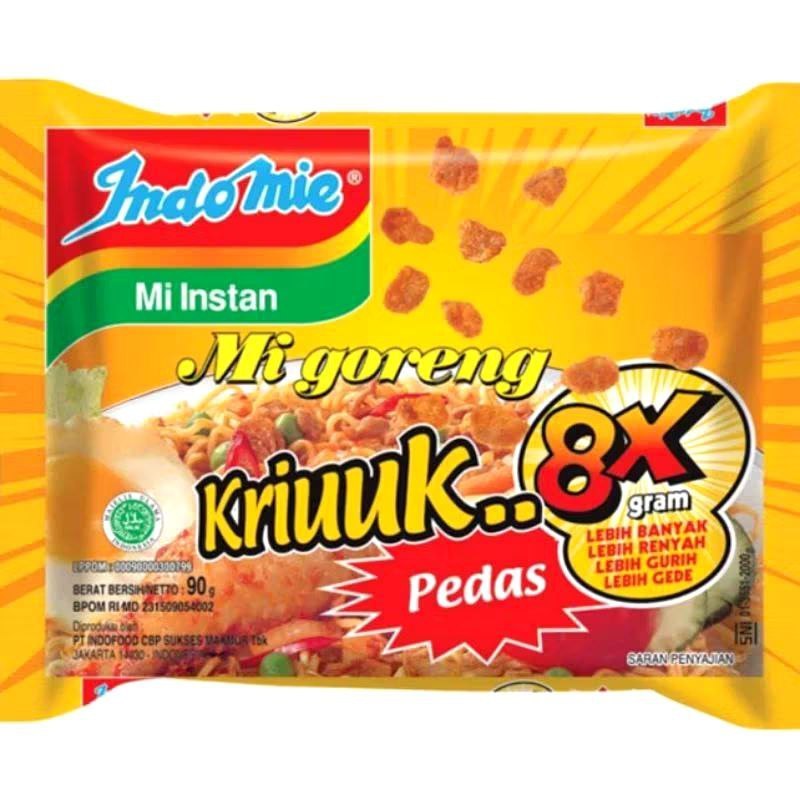 

Indomie mie goreng kriuk mi goreng