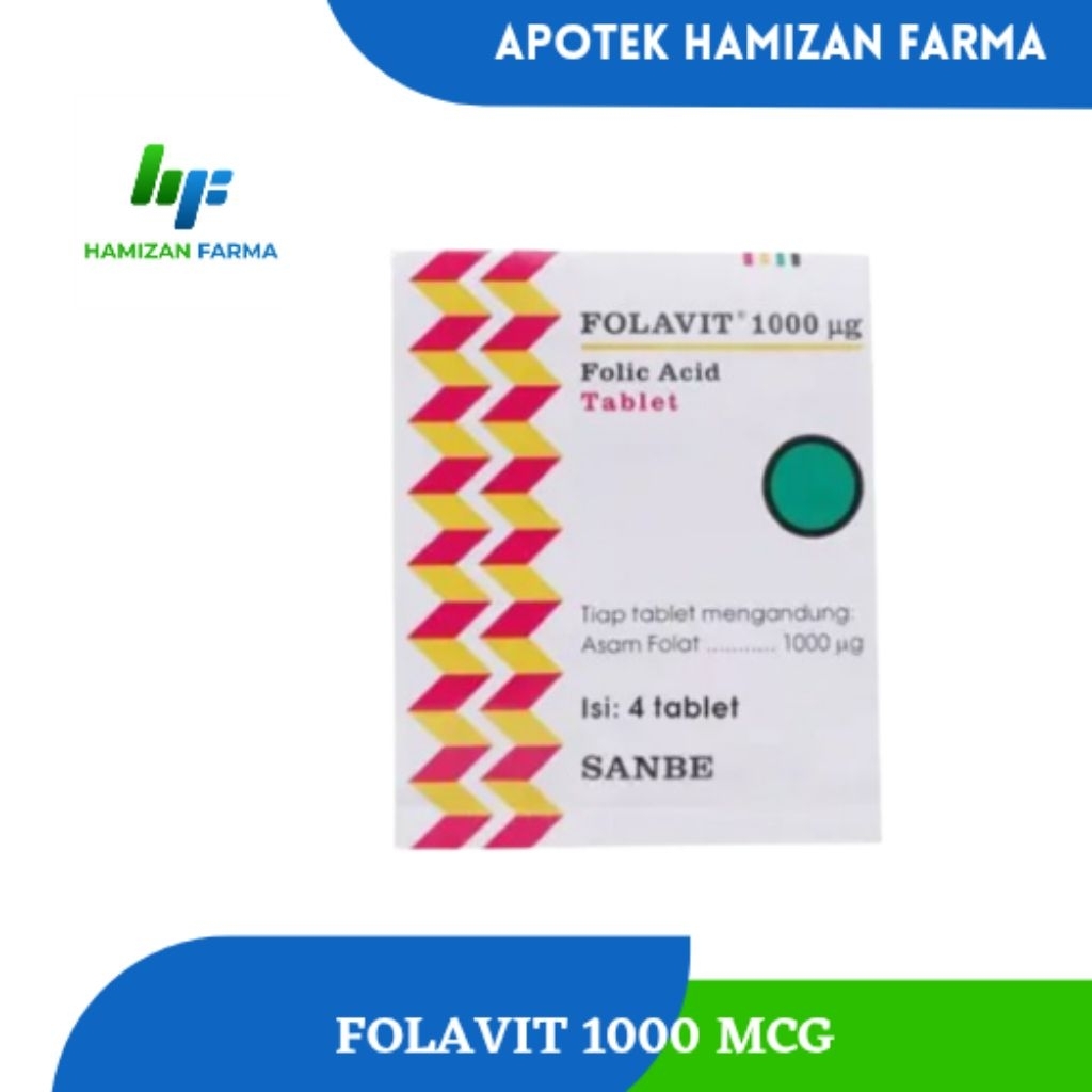 FOLAVIT 1000 MCG PER STRIP | ASAM FOLAT 1000 MCG PER STRIP