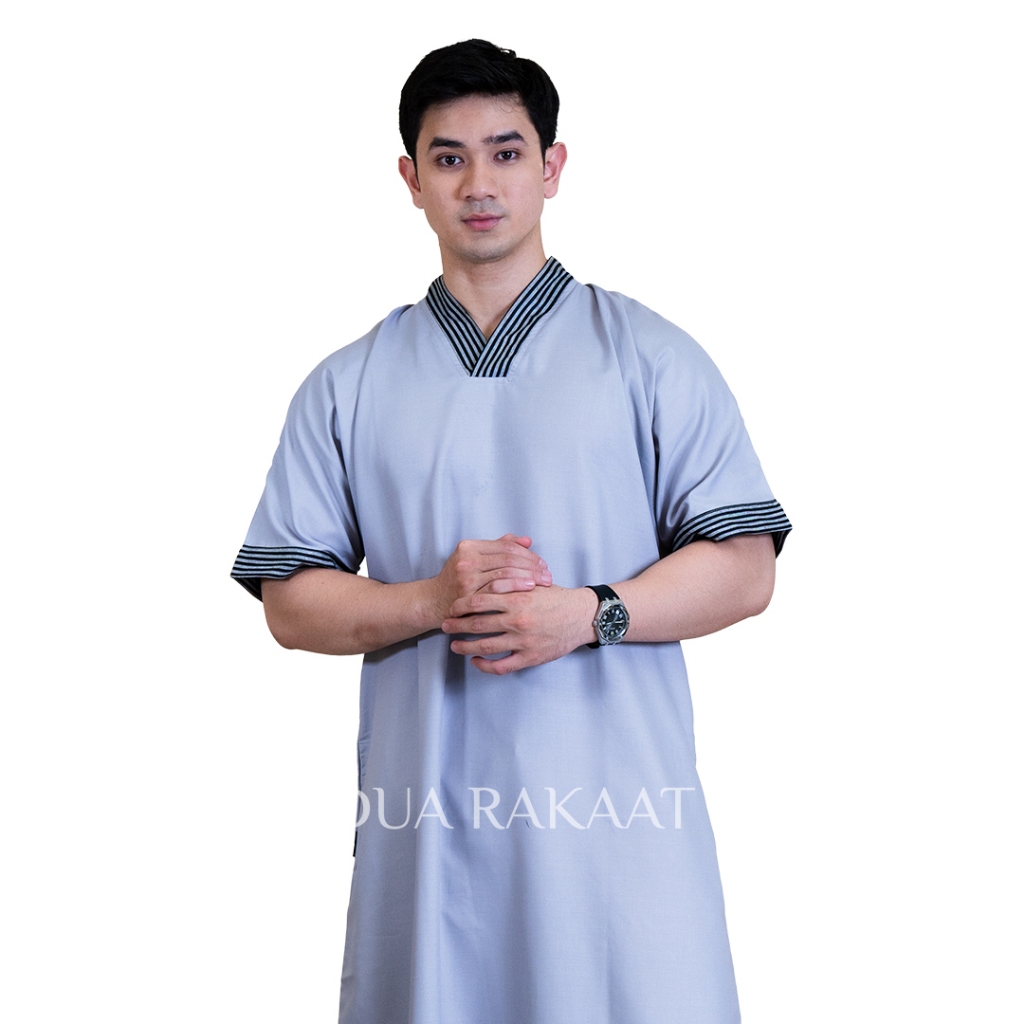 cuci gudang dua rakaat original alfath thobes gamis jubah maroko abaya pria muslim lebaran bahan