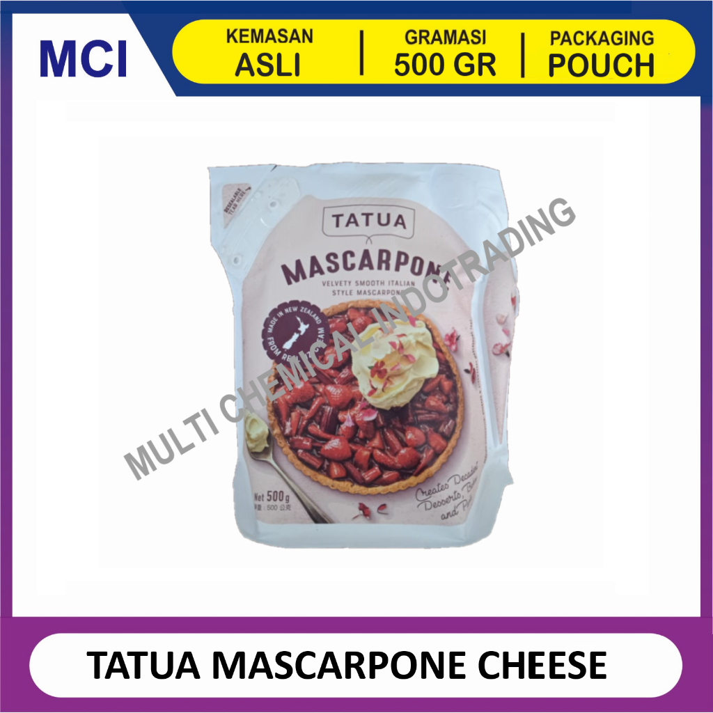 

TATUA MASCARPONE CHEESE KRIM KEJU MASCARPONE 500 GR