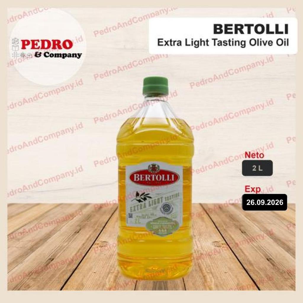 

Bertolli extra light olive oil 2 liter - minyak zaitun 2L
