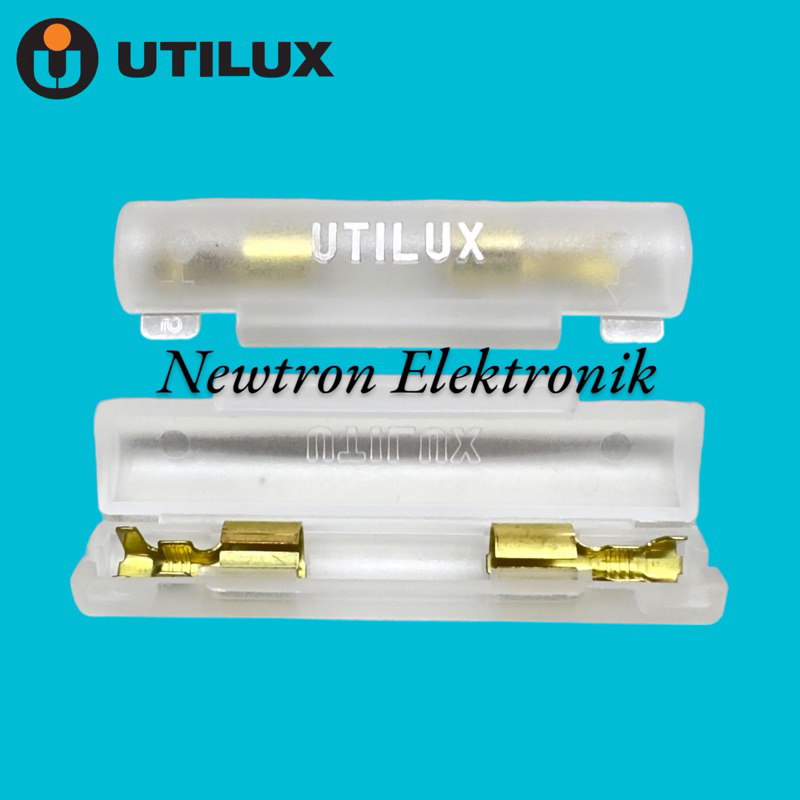 Fuse Holder 30A UTILUX Tempat Sekring Kaca bulat Untuk Kabel DC Power Supply 6X30mm