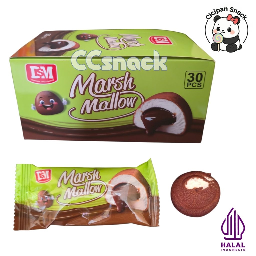

DSM MOCHI MARSHMALLOW COKELAT BOX ISI 30
