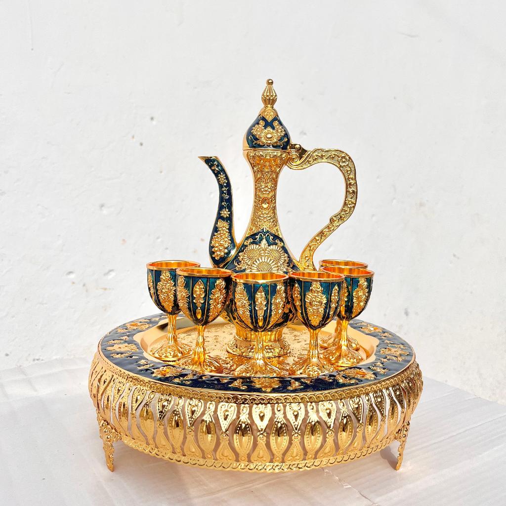 Teko Aladin-Teko Arab Khas Zam-zam Cantik Isi 1 Paket 6pcs Gelas