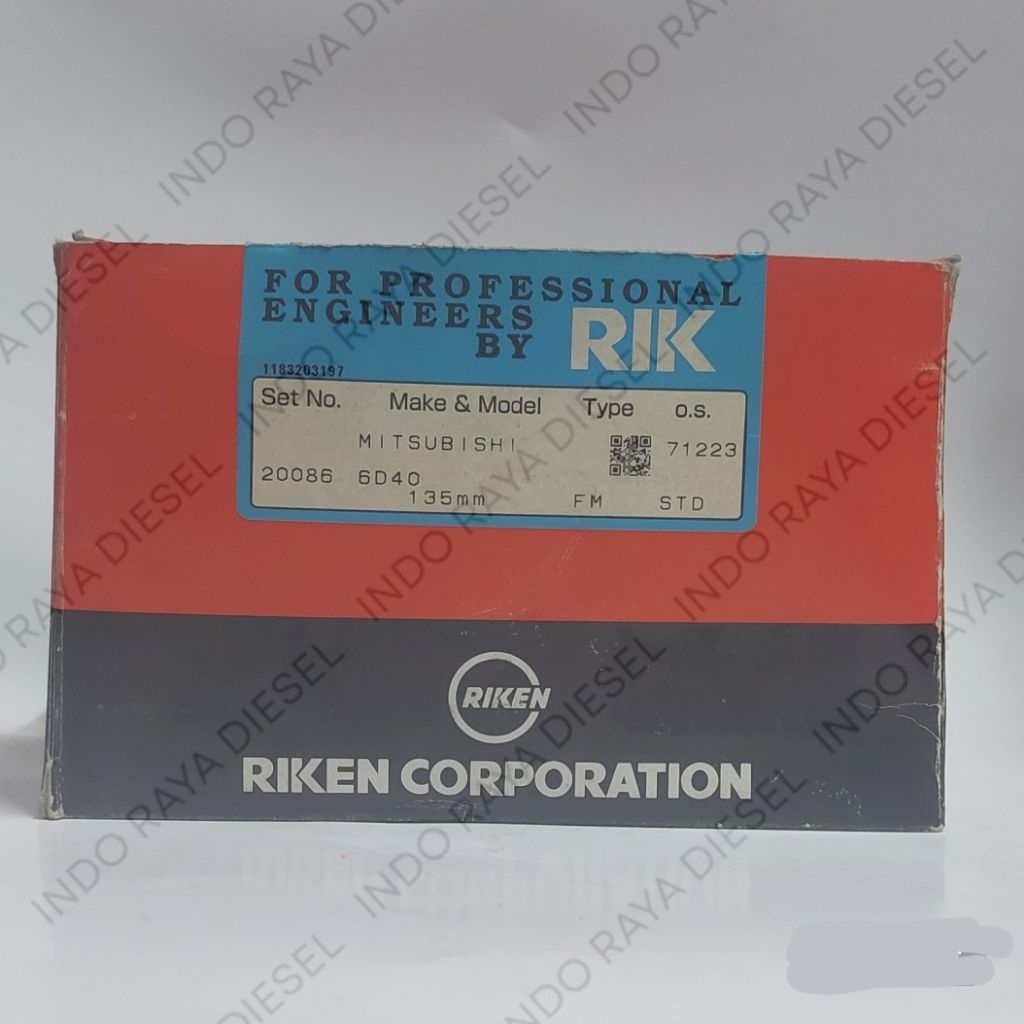 Ring Piston Mitsubishi 6D40 RIK Jepang